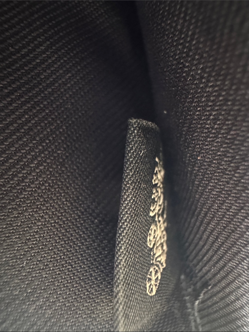 Coach Black Crossgrain Pebbled Leather Tech Wallet Wristlet w/strap Gold Emblem - Picture 12 of 12